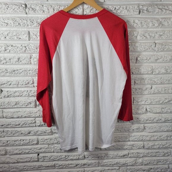 Next Level Unisex Shirt XL Raglan Sleeve Walk By Faith Christian Cross NOV48E - Picture 7 of 10
